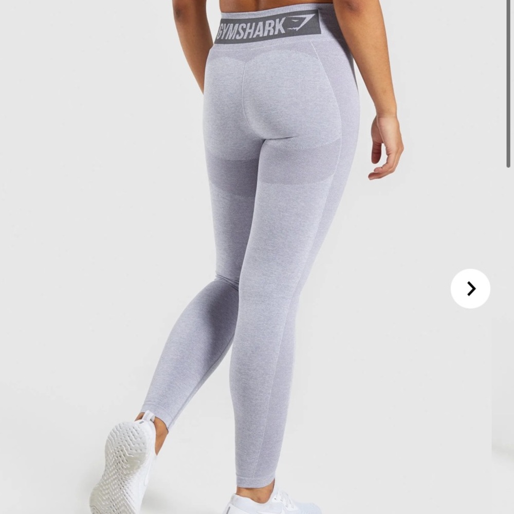 Gymshark Flex High Waisted Leggings (blue/grey)